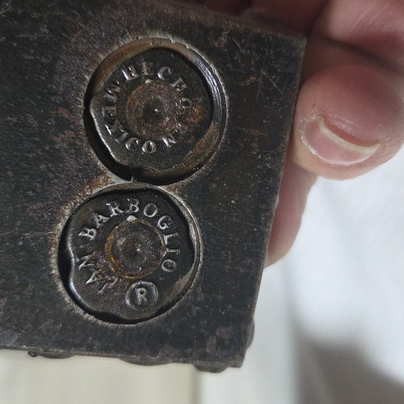 Jan Barboglio Pair Artistic Glass margarita Postre Chalice with Rustic Accents - Picture 3 of 5